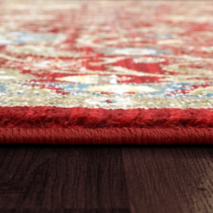 Dynamic Rugs Juno 6883 Red Transitional Machine-Made Rug