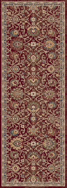 Dynamic Rugs Juno 6883 Red Transitional Machine-Made Rug