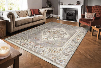 Dynamic Rugs Juno 6884 Cream Grey Multi Traditional Machine-Made Rug