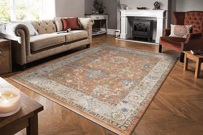 Dynamic Rugs Juno 6885 Rust Ivory Multi Traditional Machine-Made Rug