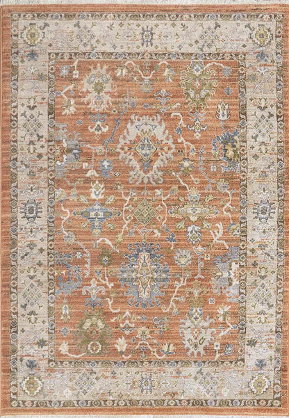 Dynamic Rugs Juno 6885 Rust Ivory Multi Traditional Machine-Made Rug