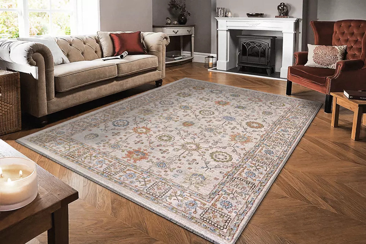 Dynamic Rugs Juno 6888 Ivory Multi Traditional Machine-Made Rug