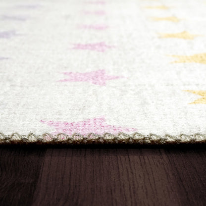 Dynamic Rugs Kidz 8084 Ivory Multi Children Machine-Made Rug