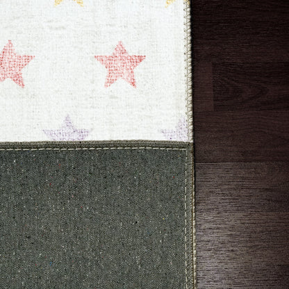 Dynamic Rugs Kidz 8084 Ivory Multi Children Machine-Made Rug