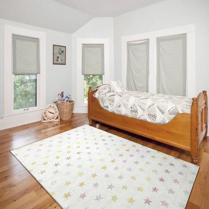 Dynamic Rugs Kidz 8084 Ivory Multi Children Machine-Made Rug