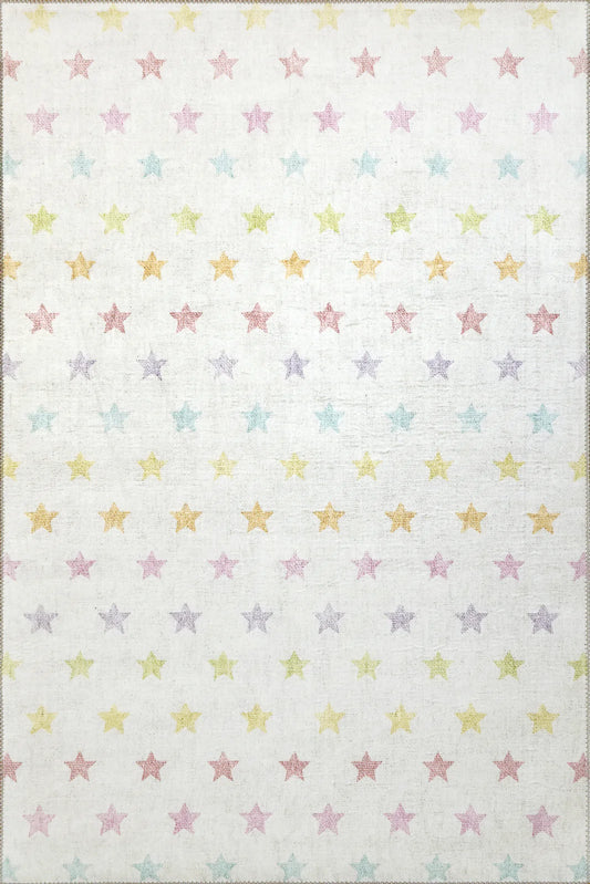 Dynamic Rugs Kidz 8084 Ivory Multi Children Machine-Made Rug