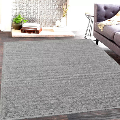 Dynamic Rugs Echo 8580 Grey Black Modern Handmade Rug