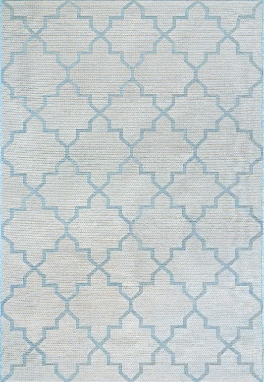 Dynamic Rugs Newport 96003 Blue Contemporary Machine-Made Rug