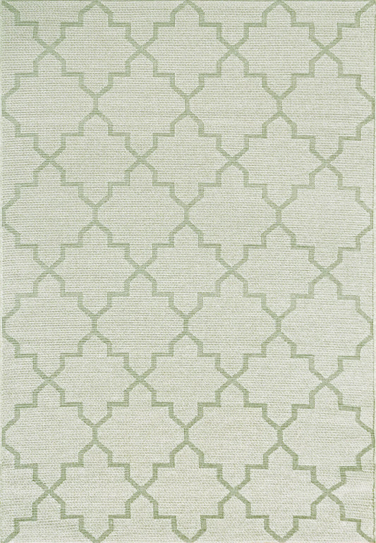 Dynamic Rugs Newport 96003 Green Contemporary Machine-Made Rug