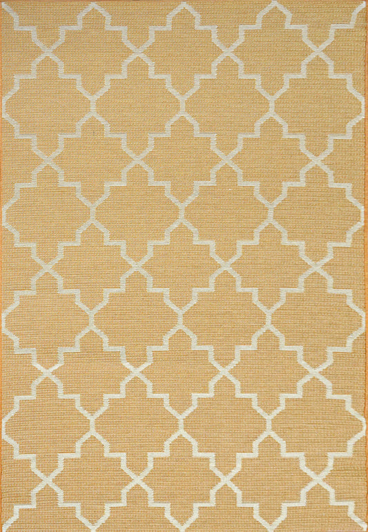 Dynamic Rugs Newport 96003 Orange Contemporary Machine-Made Rug