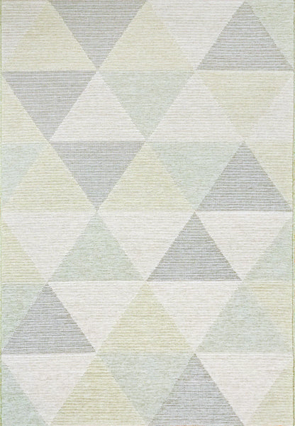 Dynamic Rugs Newport 96004 Green Contemporary Machine-Made Rug