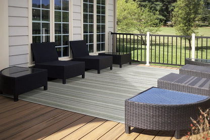 Dynamic Rugs Newport 96005 Green Ivory Contemporary Machine-Made Rug