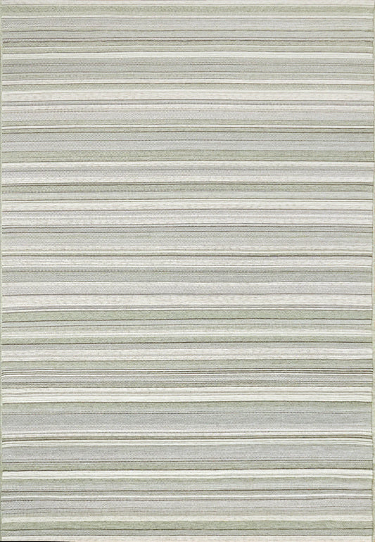 Dynamic Rugs Newport 96005 Green Ivory Contemporary Machine-Made Rug