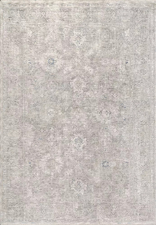 Dynamic Rugs Dharma 12041 Light Beige Grey Transitional Machine-Made Rug