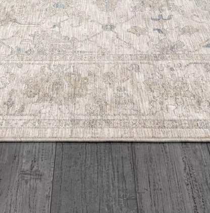 Dynamic Rugs Dharma 12042 Ivory Beige Transitional Machine-Made Rug
