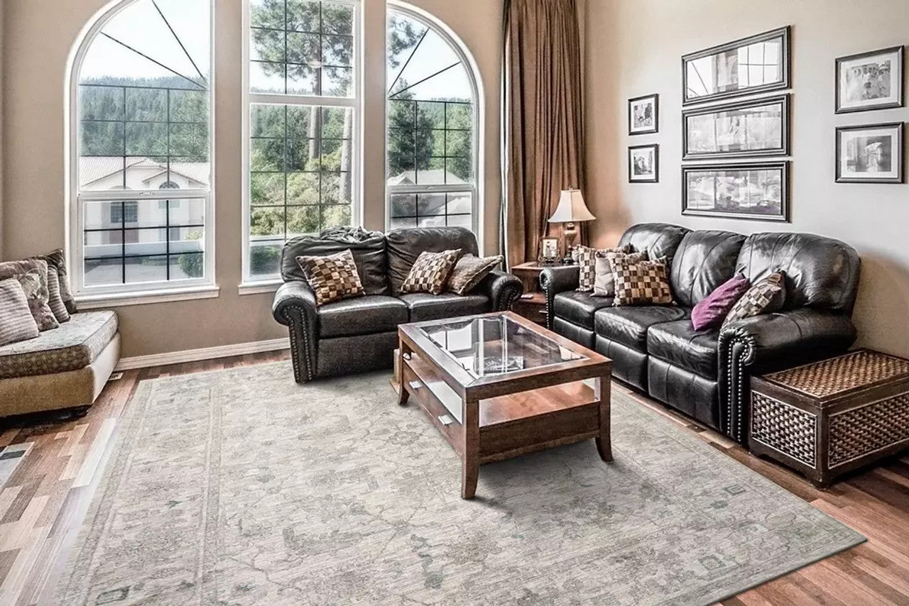 Dynamic Rugs Dharma 12042 Ivory Beige Transitional Machine-Made Rug