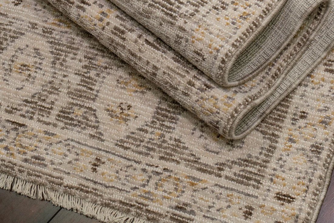 Dynamic Rugs Calypso 13501 Ivory Grey Traditional Machine-Made Rug