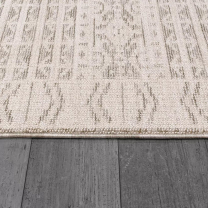 Dynamic Rugs Calypso 13502 Ivory Grey Transitional Machine-Made Rug