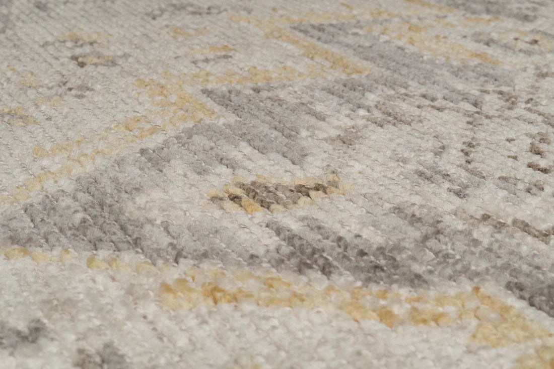 Dynamic Rugs Calypso 13504 Ivory Grey Traditional Machine-Made Rug