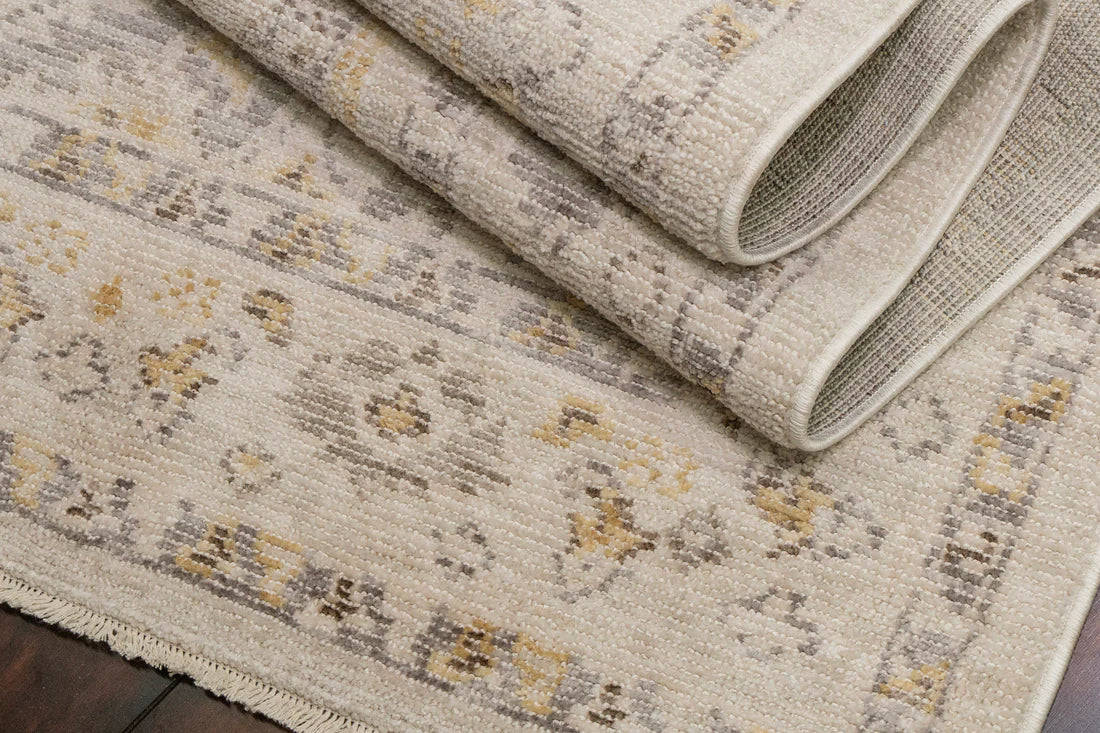 Dynamic Rugs Calypso 13504 Ivory Grey Traditional Machine-Made Rug