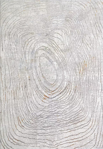 Dynamic Rugs Gold 1350 Cream Silver Gold Modern Machine-Made Rug