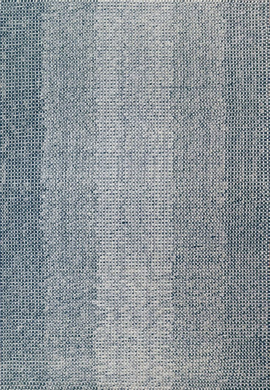 Dynamic Rugs Enchant 1500 Navy Grey Solid Handmade Rug