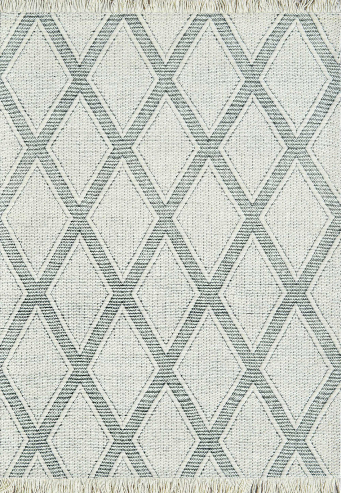 Dynamic Rugs Lola 2121 Ivory Charcoal Modern Handmade Rug