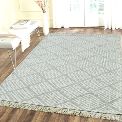 Dynamic Rugs Lola 2123 Ivory Grey Modern Handmade Rug