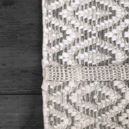 Dynamic Rugs Allegra 2987 Grey Ivory Denim  Modern Handmade Rug