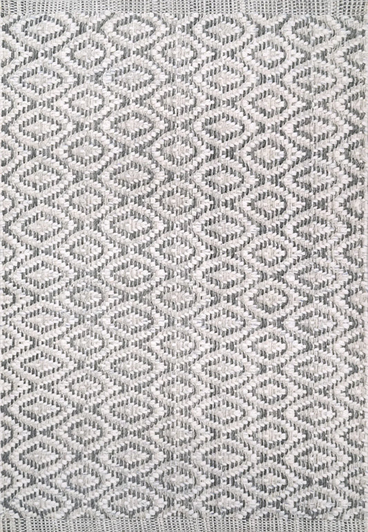 Dynamic Rugs Allegra 2987 Grey Ivory Denim  Modern Handmade Rug