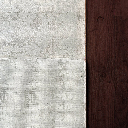 Dynamic Rugs Castilla 3530 Cream Silver Modern Machine-Made Rug