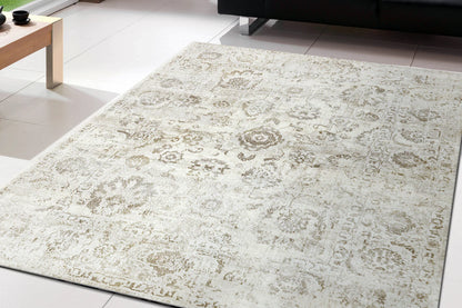 Dynamic Rugs Castilla 3530 Ivory Grey Modern Machine-Made Rug