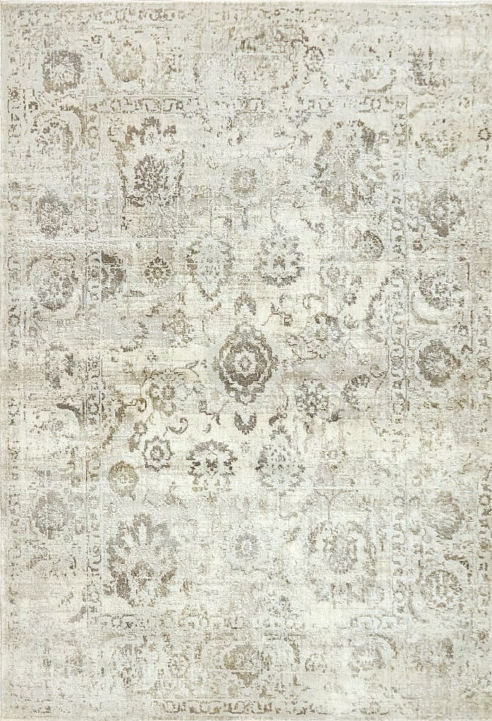 Dynamic Rugs Castilla 3530 Ivory Grey Modern Machine-Made Rug
