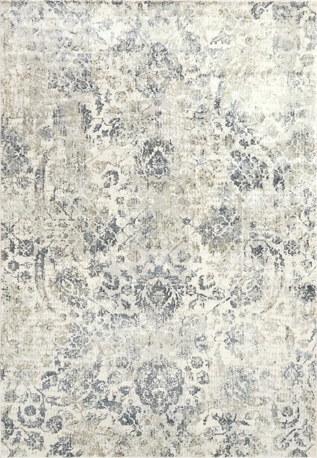 Dynamic Rugs Castilla 3532 Cream Grey Modern Machine-Made Rug
