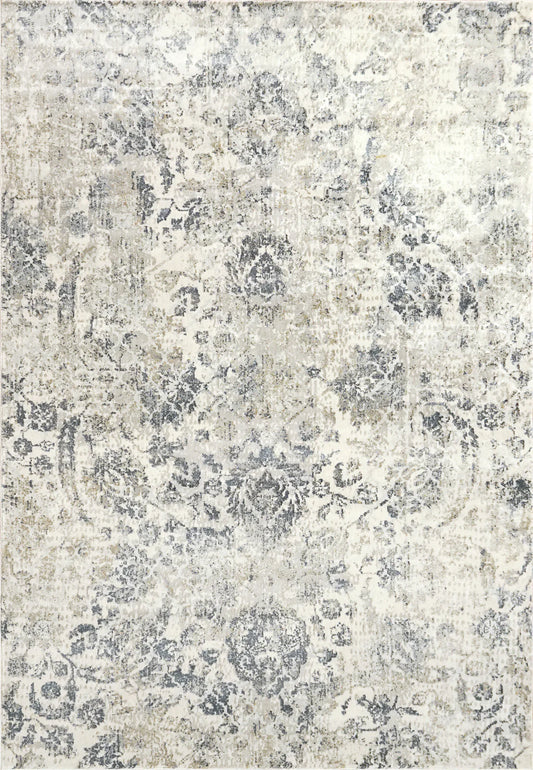 Dynamic Rugs Castilla 3532 Cream Grey Modern Machine-Made Rug