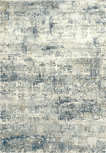 Dynamic Rugs Castilla 3533 Grey Blue Modern Machine-Made Rug