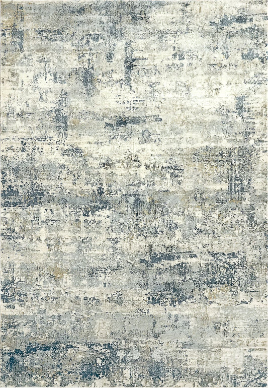 Dynamic Rugs Castilla 3533 Grey Blue Modern Machine-Made Rug