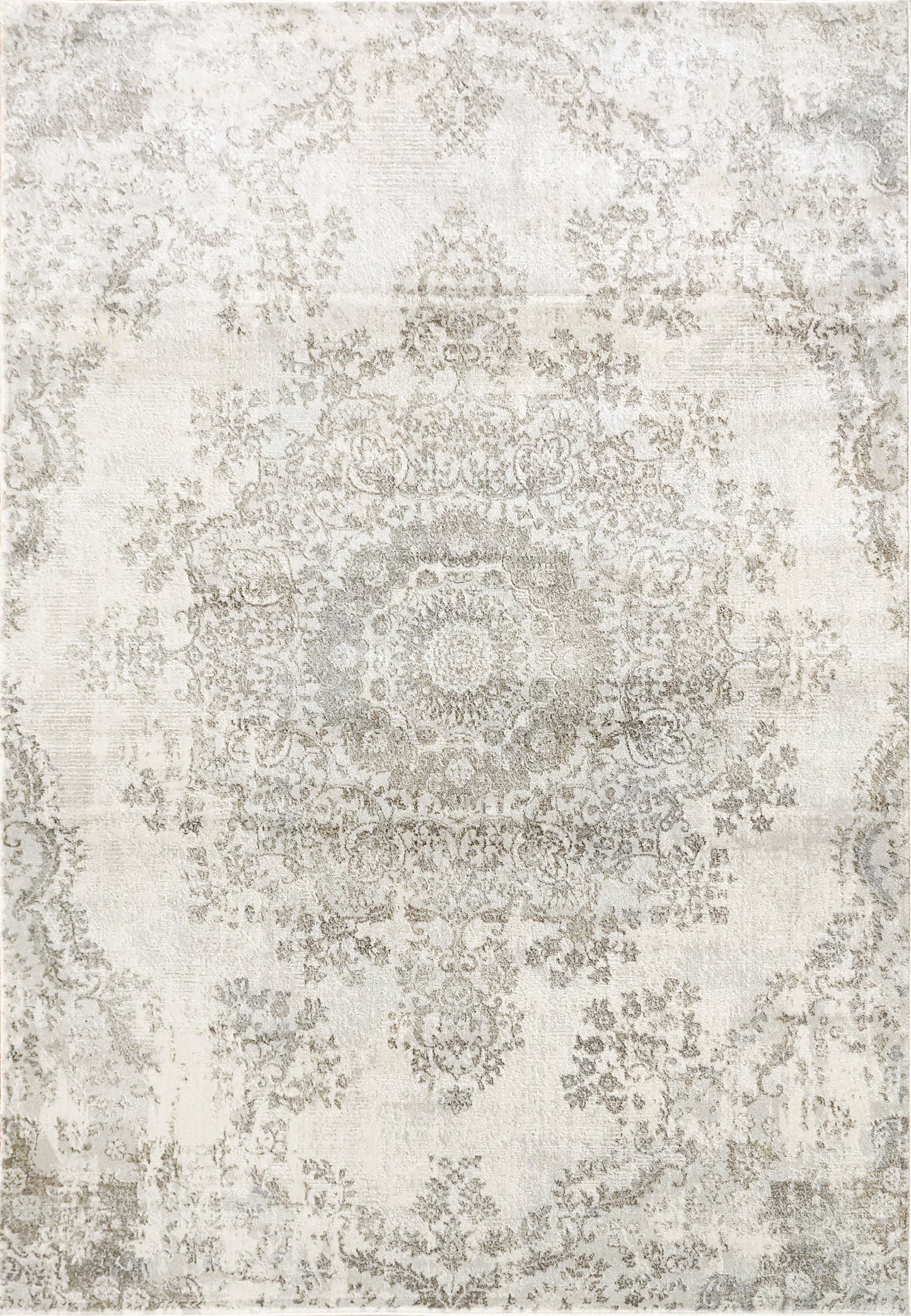 Dynamic Rugs Castilla 3558 Light Grey Modern Machine-Made Rug