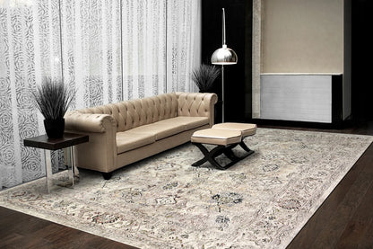 Dynamic Rugs Savoy 3575 Beige Multi   Transitional Machine-Made Rug