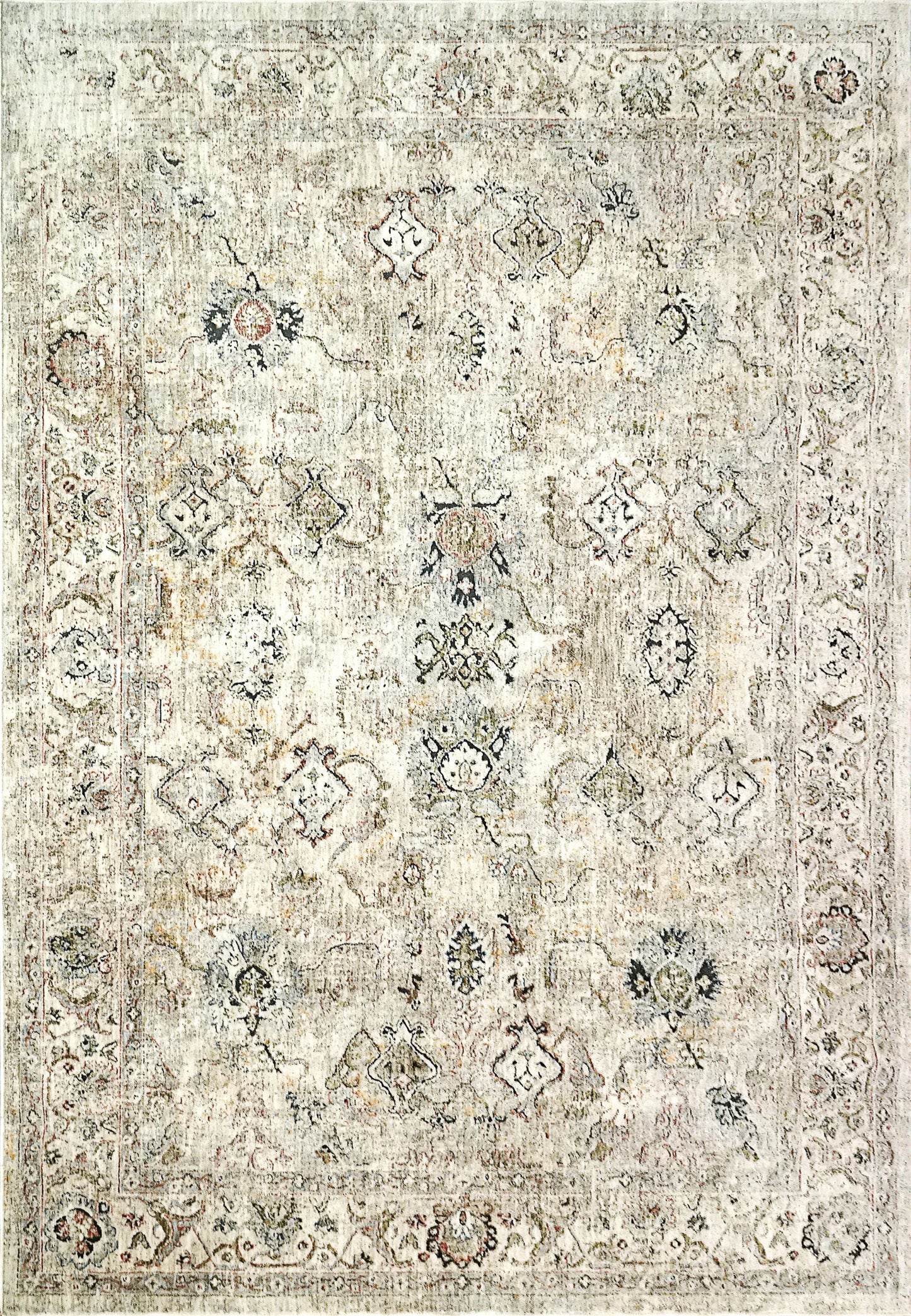Dynamic Rugs Savoy 3575 Beige Multi   Transitional Machine-Made Rug
