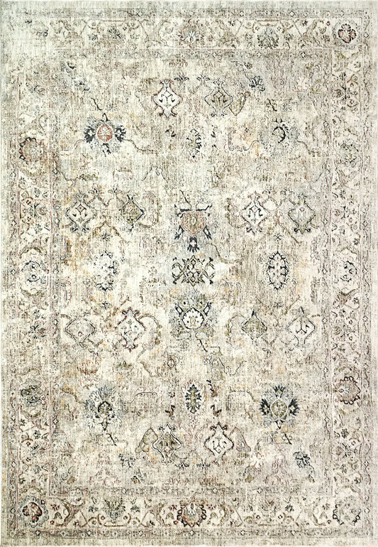 Dynamic Rugs Savoy 3575 Beige Multi   Transitional Machine-Made Rug