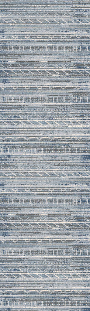 Dynamic Rugs Savoy 3579 Denim Grey Cream   Contemporary Machine-Made Rug