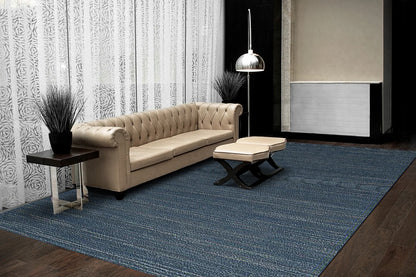 Dynamic Rugs Savoy 3586 Navy Contemporary Machine-Made Rug