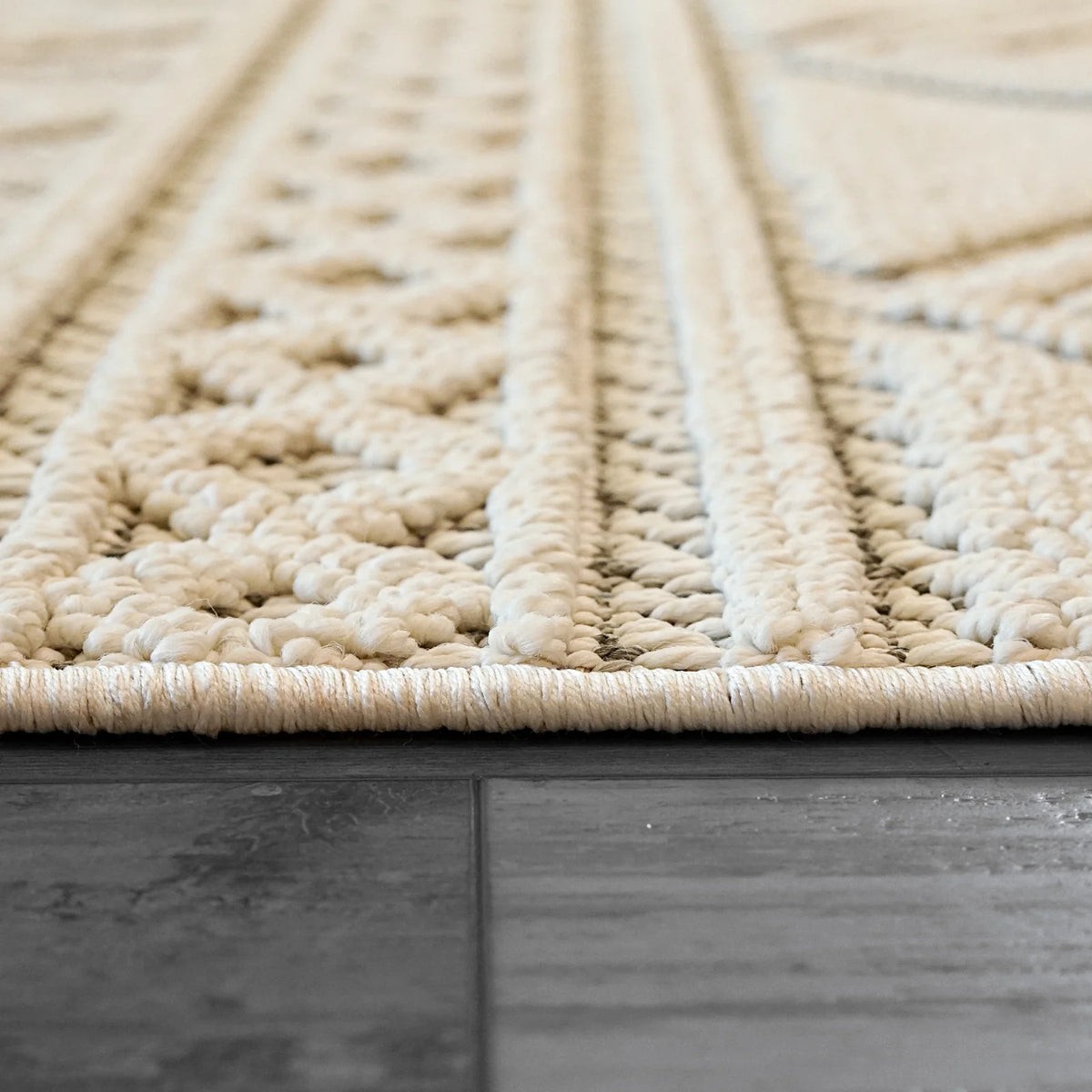 Dynamic Rug Ivory Dynamic Rugs Seville 3607 Ivory Soft Grey Modern Machine-Made Rug ...