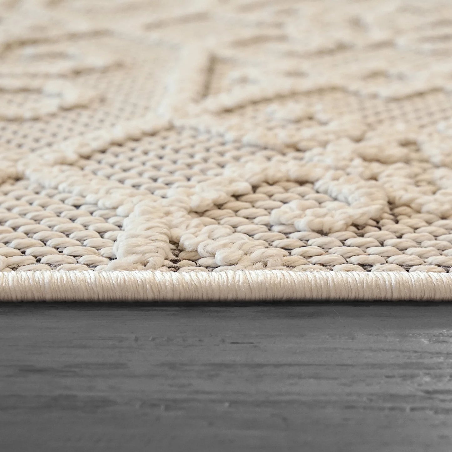 Dynamic Rugs Seville 3609 Ivory Soft Grey Modern Machine-Made Rug