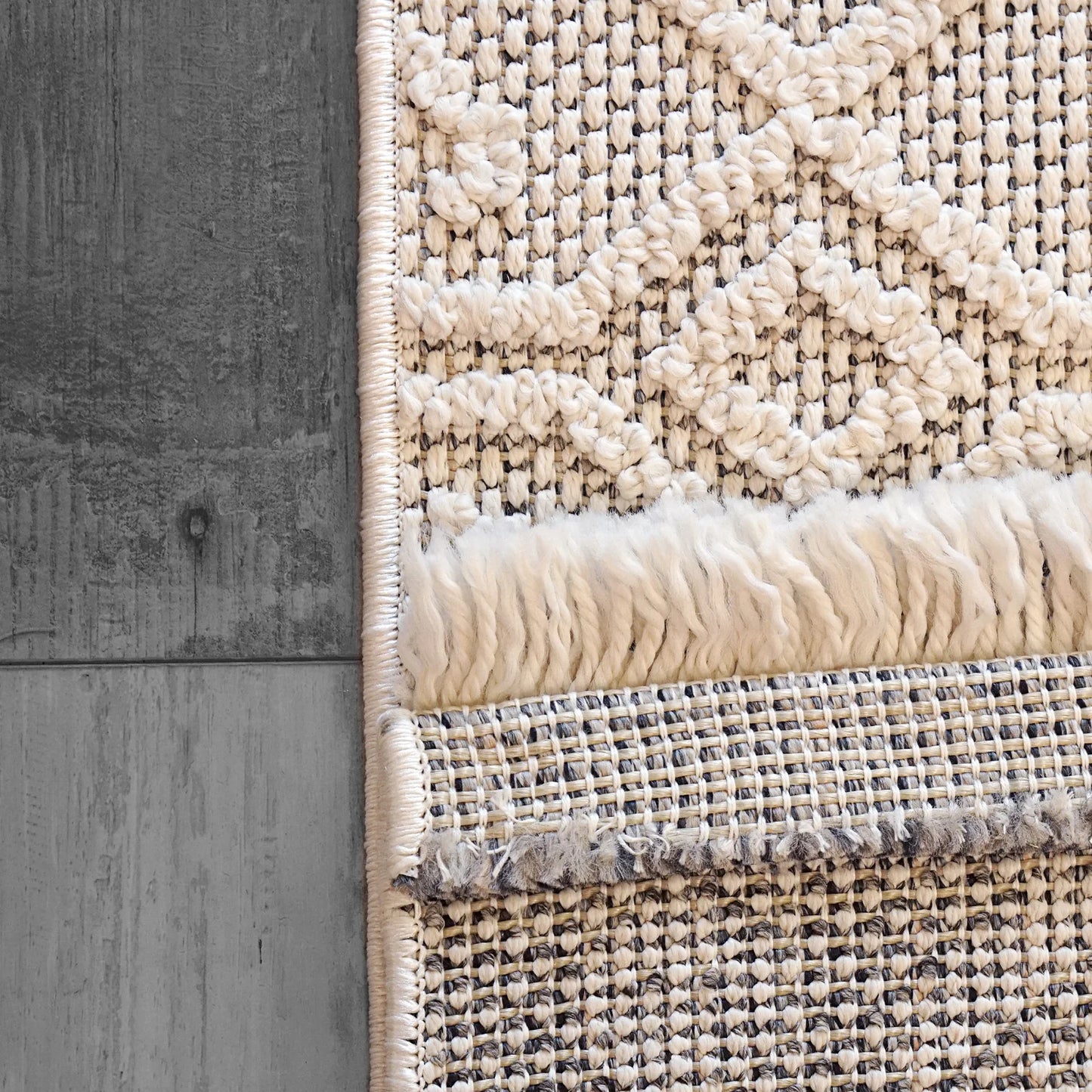 Dynamic Rugs Seville 3609 Ivory Soft Grey Modern Machine-Made Rug