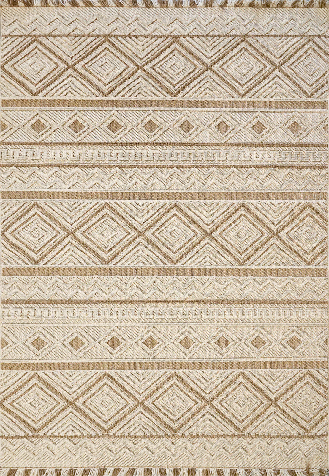 Dynamic Rugs Seville 3612 Beige  Modern Machine-Made Rug