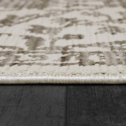 Dynamic Rugs Bailey 3880 Ivory Grey Transitional Machine-Made Rug