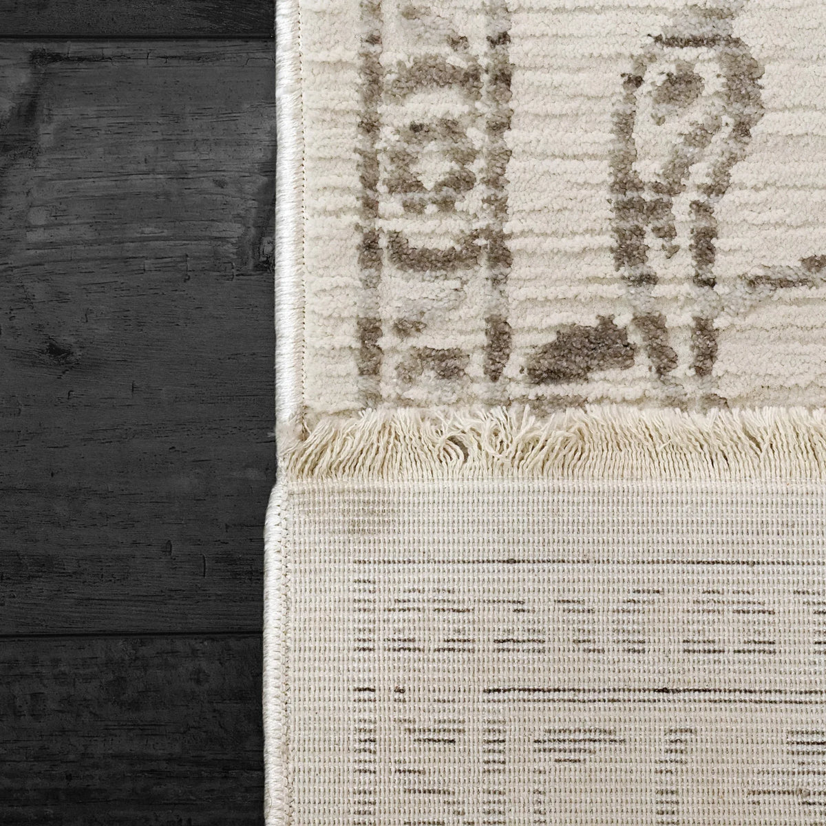 Dynamic Rug Ivory Dynamic Rugs Bailey 3880 Ivory Grey Transitional Machine-Made Rug ...