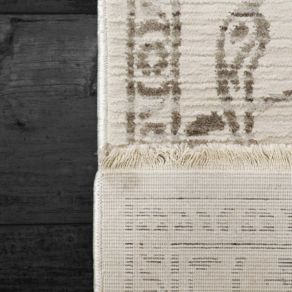 Dynamic Rugs Bailey 3880 Ivory Grey Transitional Machine-Made Rug